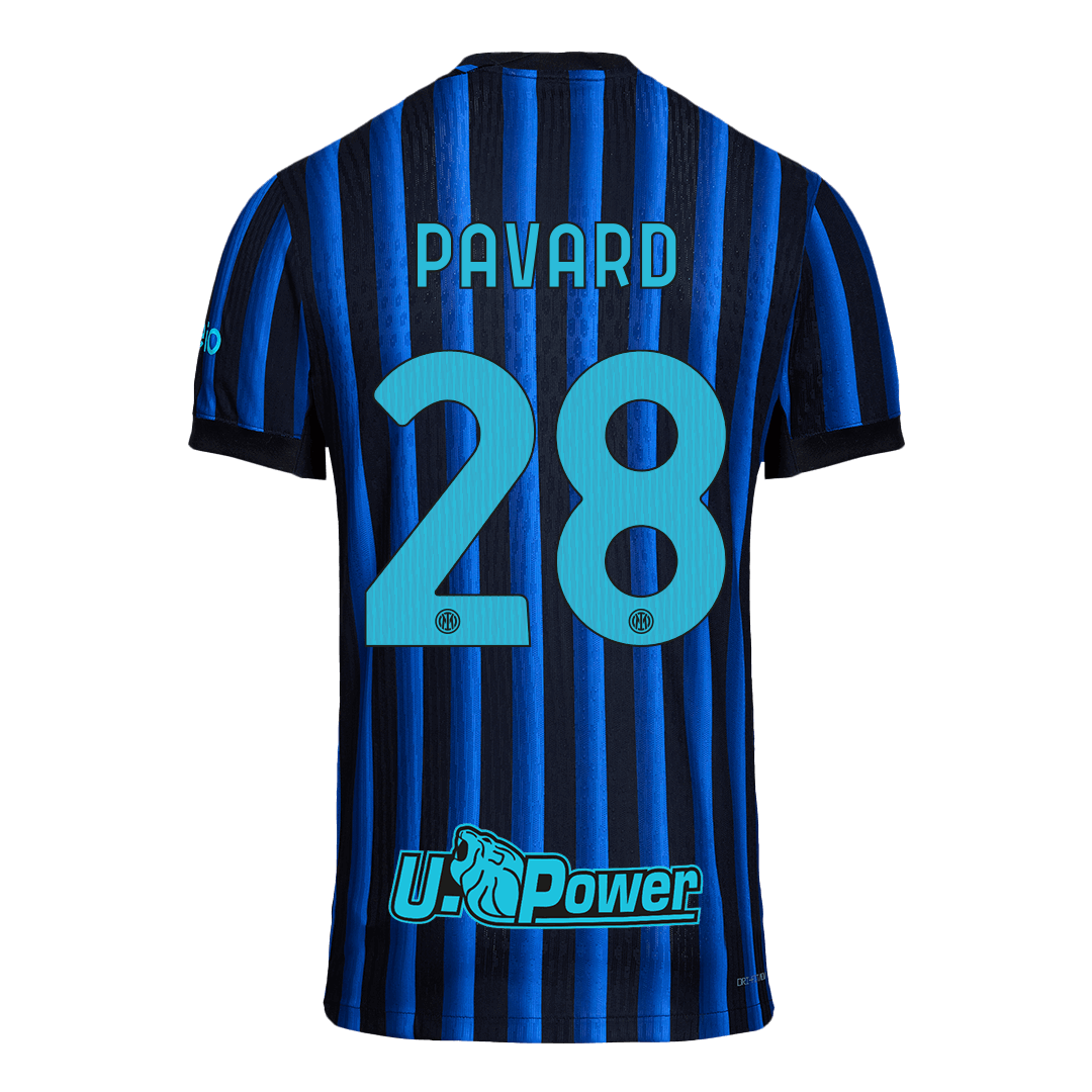 PAVARD #28 Inter Milan Thuis Spelersversie Voetbalshirt 2025/26 - Slim Fit
