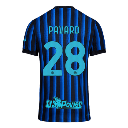 PAVARD #28 Inter Milan Thuis Spelersversie Voetbalshirt 2025/26 - Slim Fit