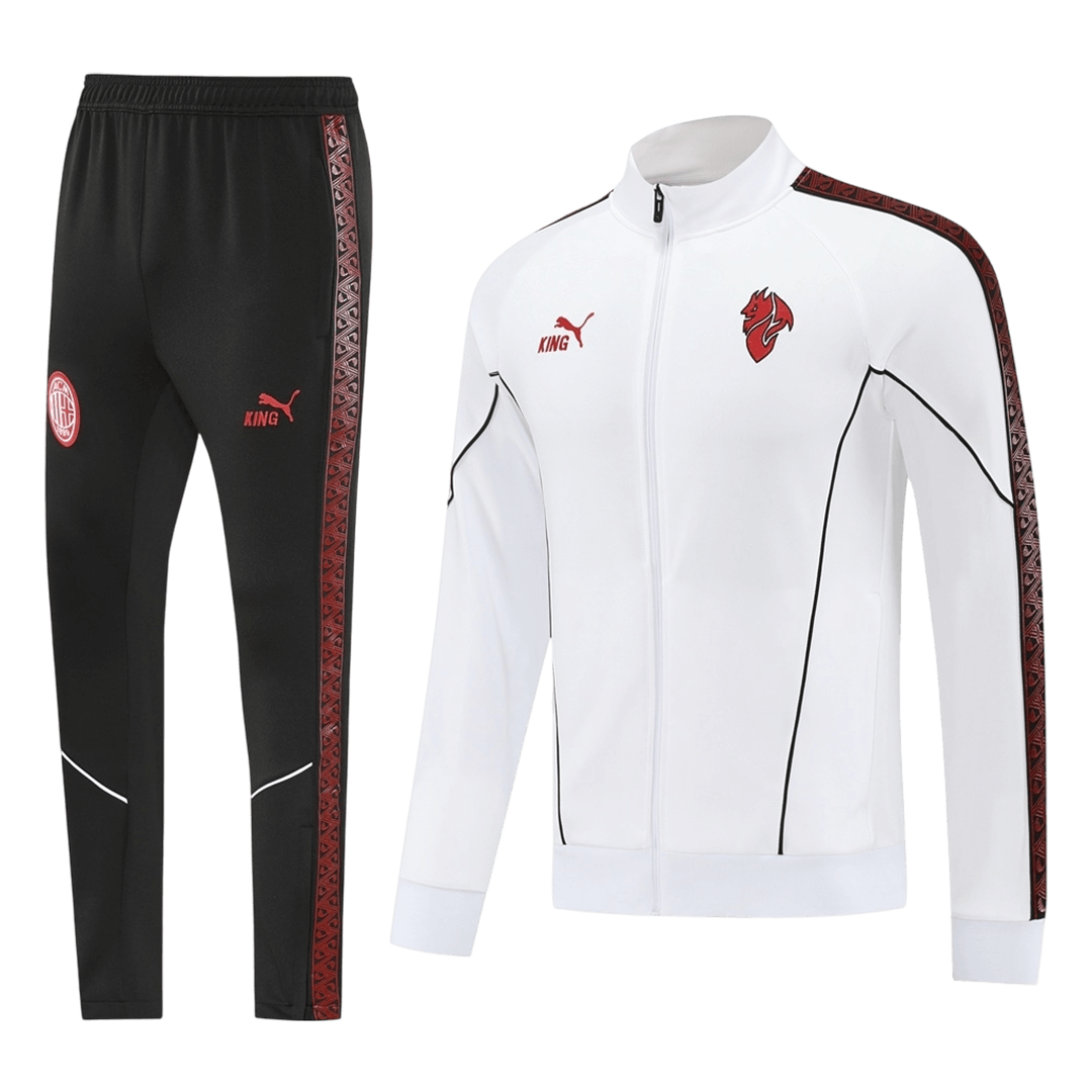 AC Milan Trainingsjack Set(Jas+Broek) 2025/26 White