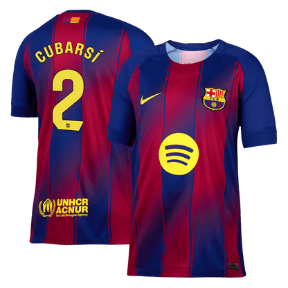 CUBARSÍ #2 Heren Barcelona Thuis Voetbalshirt 2025/26 [PREMIUM]