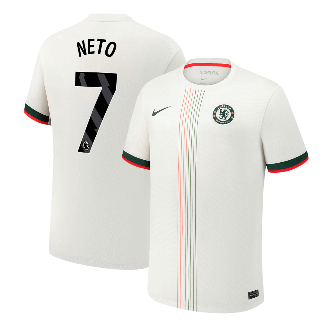 NETO #7 Heren Chelsea Uit Voetbalshirt 2025/26