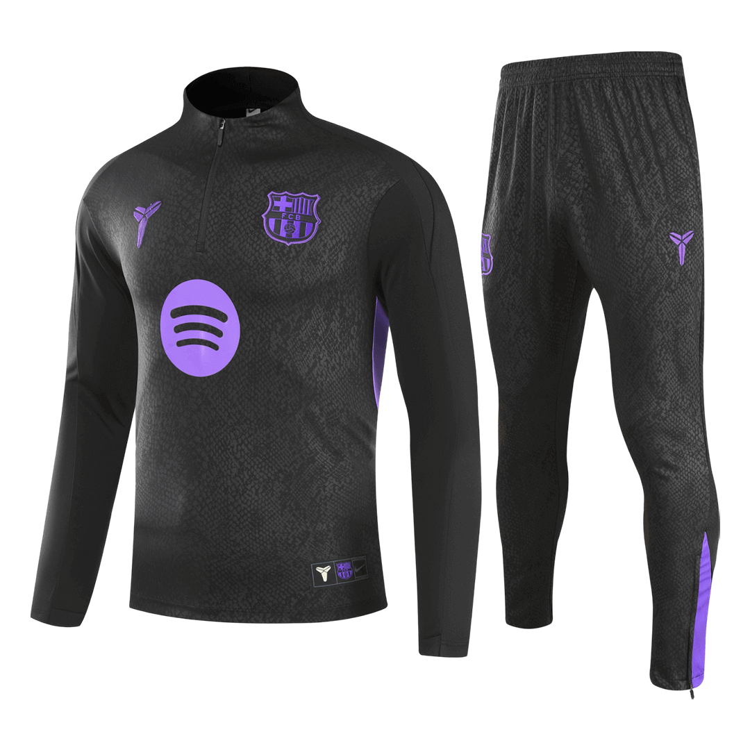 Barcelona Joggingpak met rit Set(top+broek) 2025/26 Black