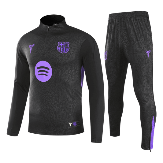 Barcelona Joggingpak met rit Set(top+broek) 2025/26 Black