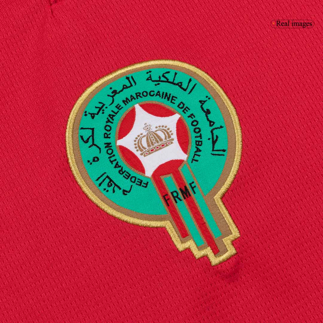 Heren Morocco Thuis Voetbalshirt WK Voetbal 2026 - zijkant