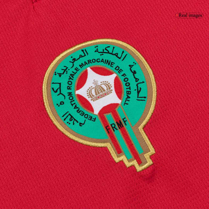 Heren Morocco Thuis Voetbalshirt WK Voetbal 2026 - zijkant