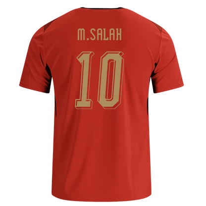 M.SALAH #10 Heren Egypt Thuis Voetbalshirt WK Voetbal 2026 - achterkant