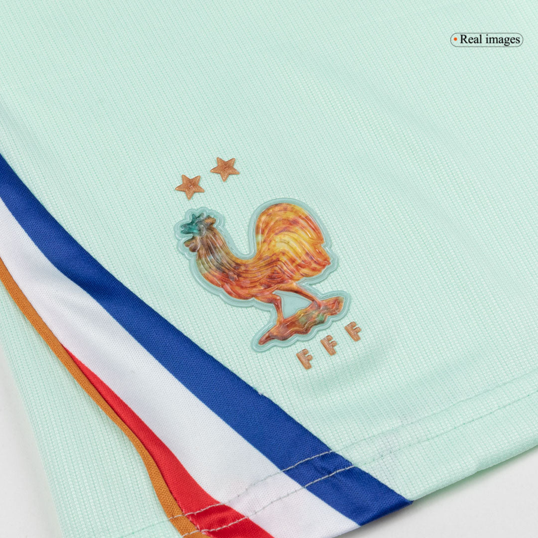 Jeugd France Uit Tenue WK Voetbal 2026 - detail