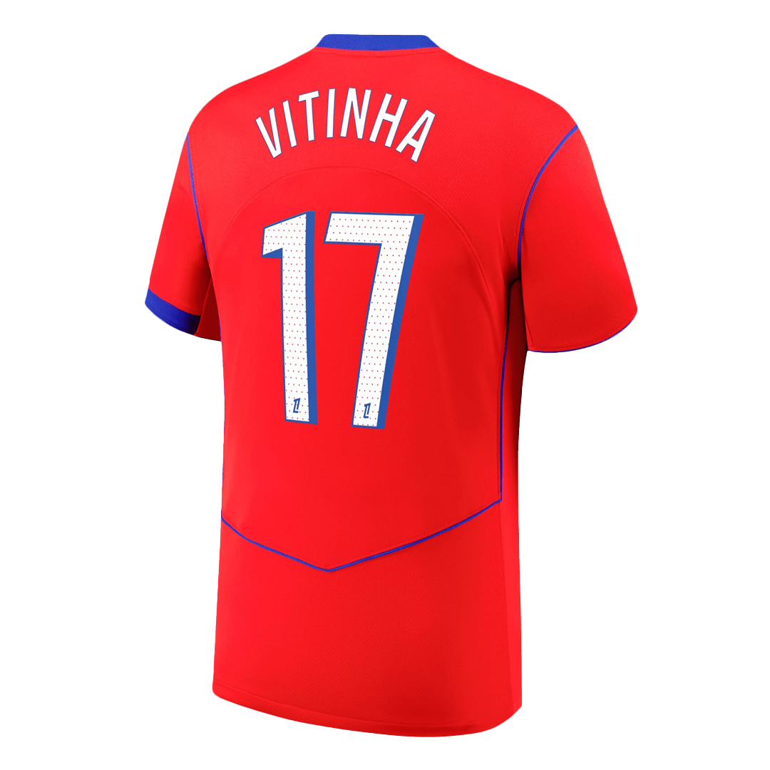 VITINHA #17 Heren PSG Derde Voetbalshirt 2025/26