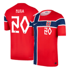 NUSA #20 Norway Thuis Spelersversie Voetbalshirt WK Voetbal 2026 - Slim Fit