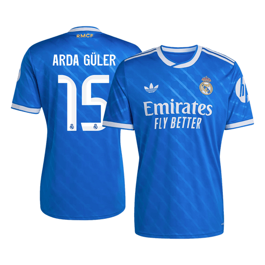 ARDA GÜLER #15 Heren Real Madrid Derde Voetbalshirt 2025/26