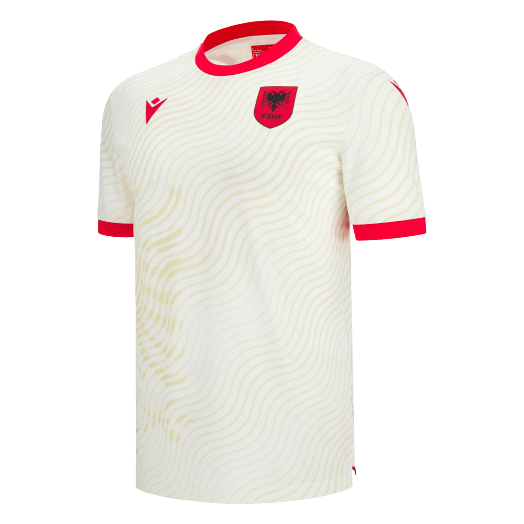 Heren Albania Uit Voetbalshirt WK Voetbal 2026 - voorkant