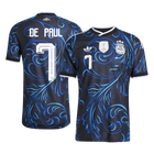 DE PAUL #7 Argentina Uit Spelersversie Voetbalshirt WK Voetbal 2026 - Slim Fit