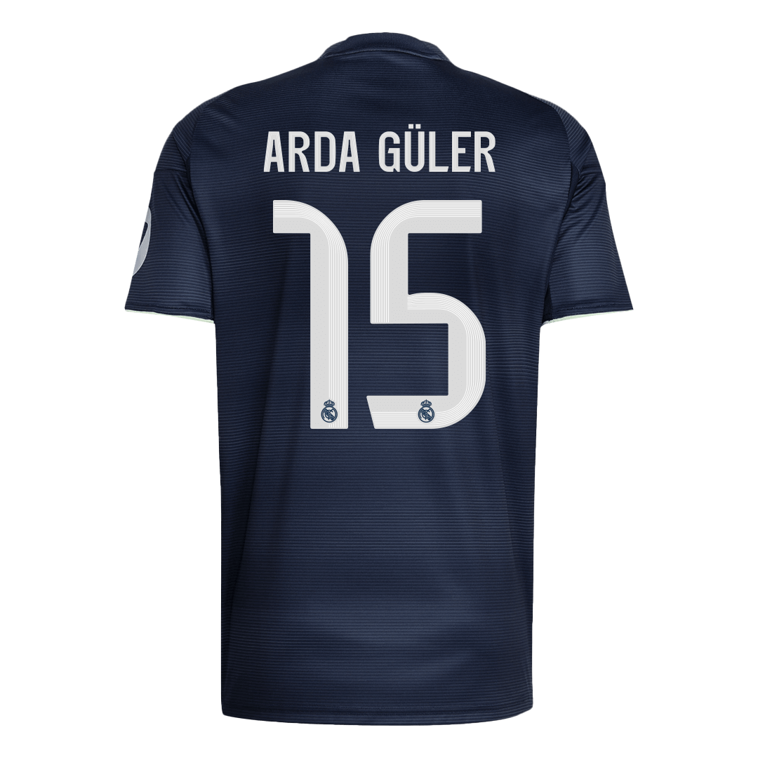 ARDA GÜLER #15 Heren Real Madrid Uit Voetbalshirt 2025/26 [PREMIUM]