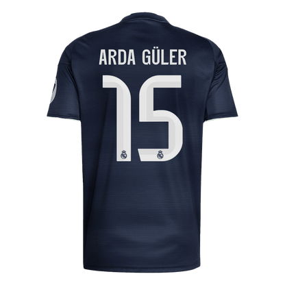 ARDA GÜLER #15 Heren Real Madrid Uit Voetbalshirt 2025/26 [PREMIUM]