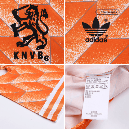 Retro Netherlands Thuis Voetbalshirt 1988