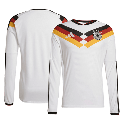 Germany Thuis Spelersversie Lange Mouwen Voetbalshirt 2026 - Slim Fit