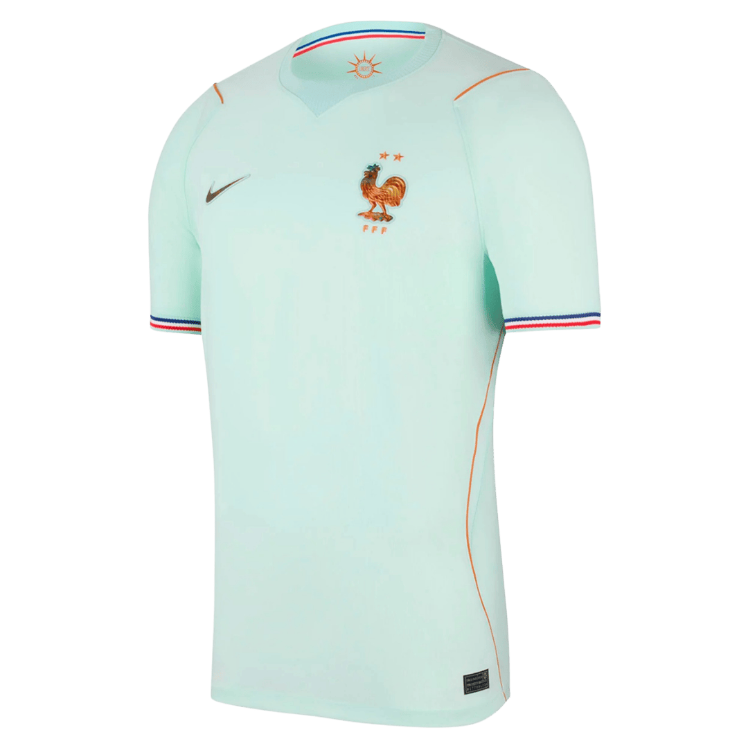 Heren France Uit Voetbalshirt WK Voetbal 2026 - achterkant