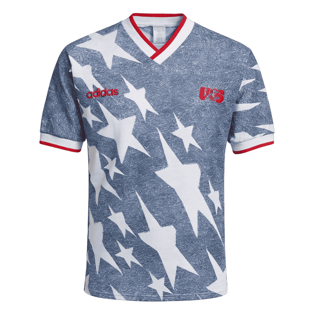 Retro USA Uit Voetbalshirt 1994 - voorkant