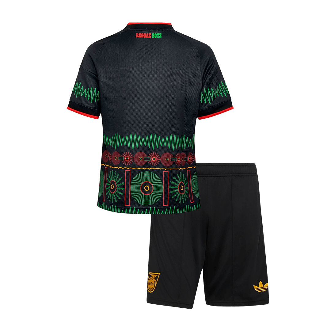 Jeugd Jamaica Uit Tenue WK Voetbal 2026 - achterkant