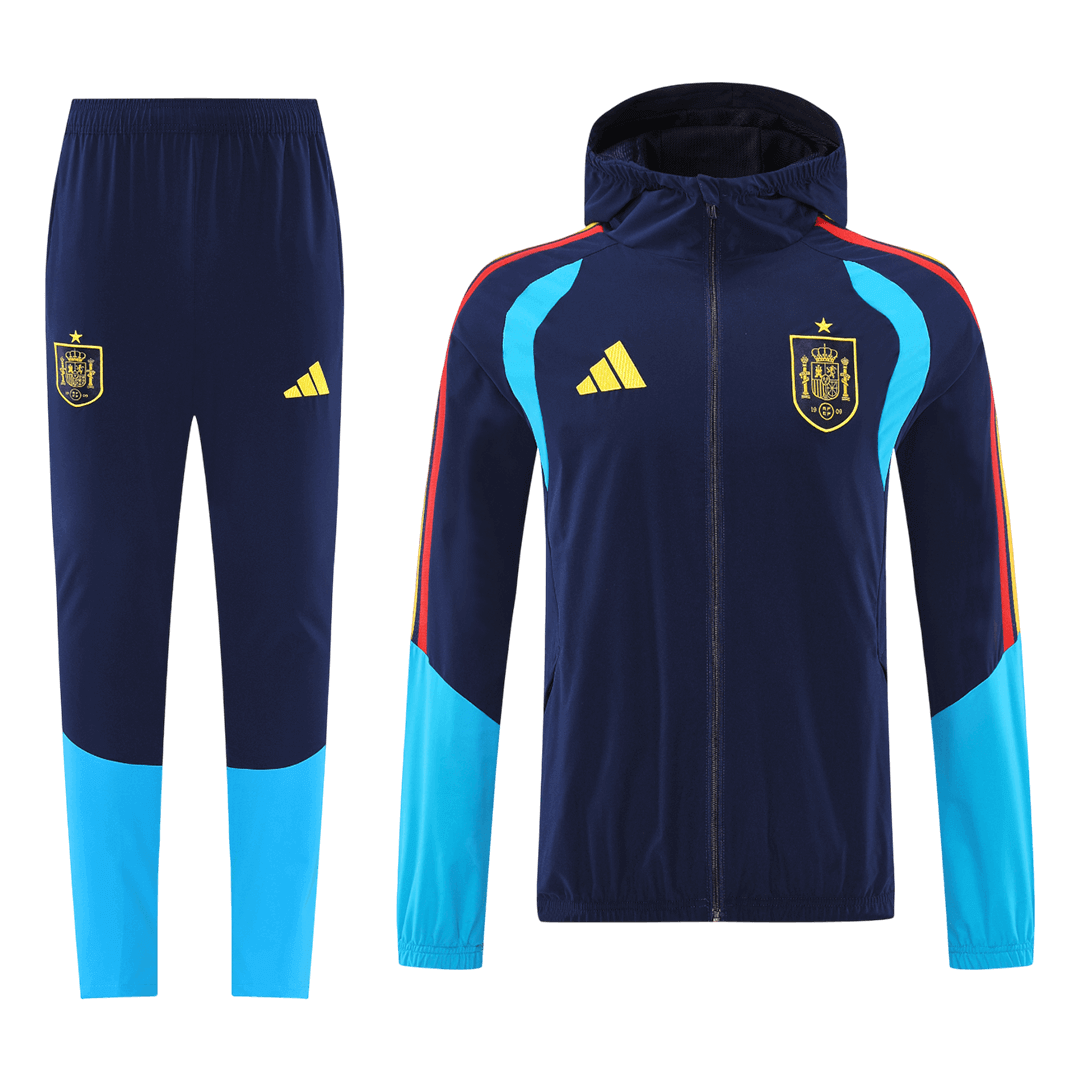Spain Trainingsjack Set(top+broek) 2026 Blue&Black