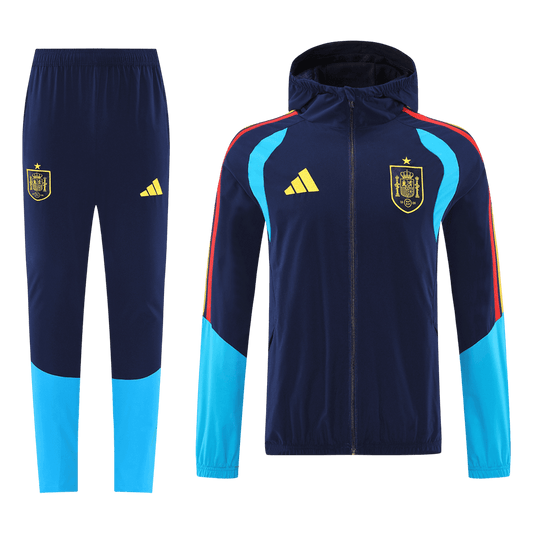 Spain Trainingsjack Set(top+broek) 2026 Blue&Black