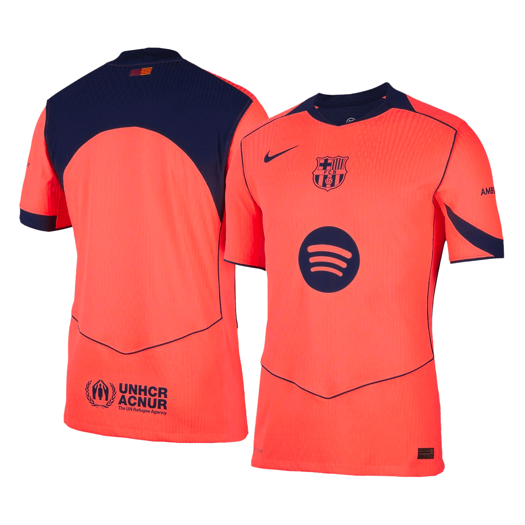 Barcelona Derde Spelersversie Voetbalshirt 2025/26 - Slim Fit