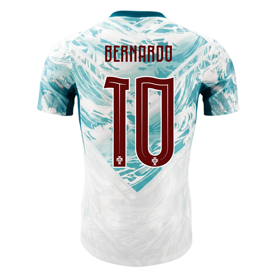 BERNARDO #10 Portugal Uit Spelersversie Voetbalshirt WK Voetbal 2026 - Slim Fit