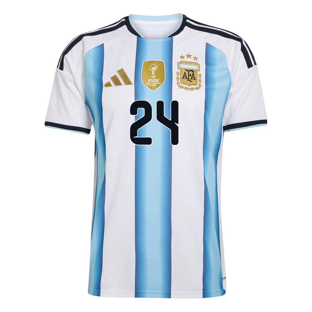 E. FERNÁNDEZ #24 Heren Argentina Thuis Voetbalshirt 2026 [PREMIUM]