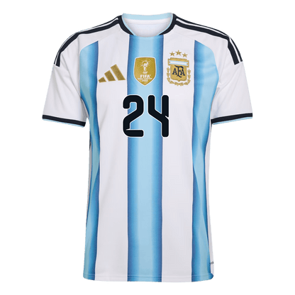 E. FERNÁNDEZ #24 Heren Argentina Thuis Voetbalshirt 2026 [PREMIUM]