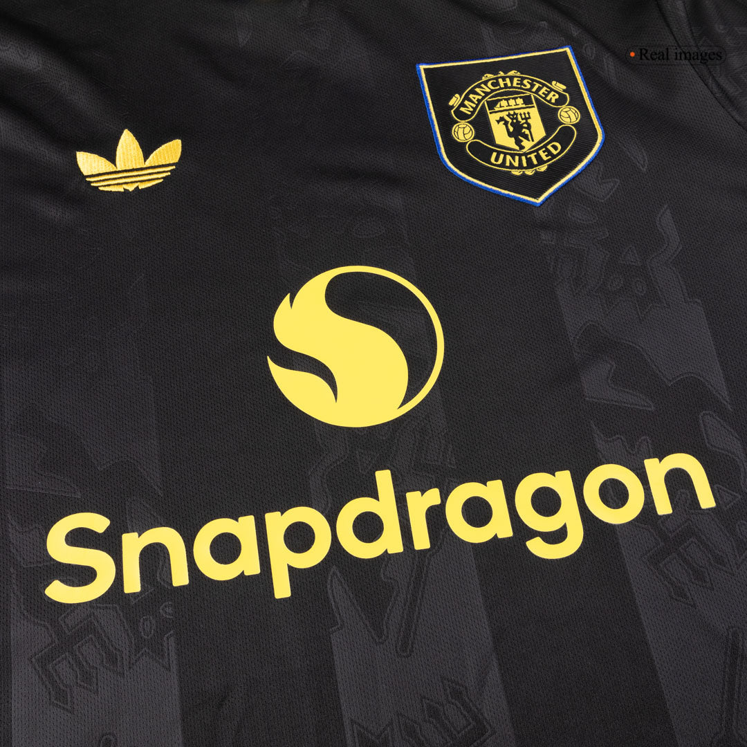 Heren Manchester United Derde Lange Mouwen Voetbalshirt 2025/26