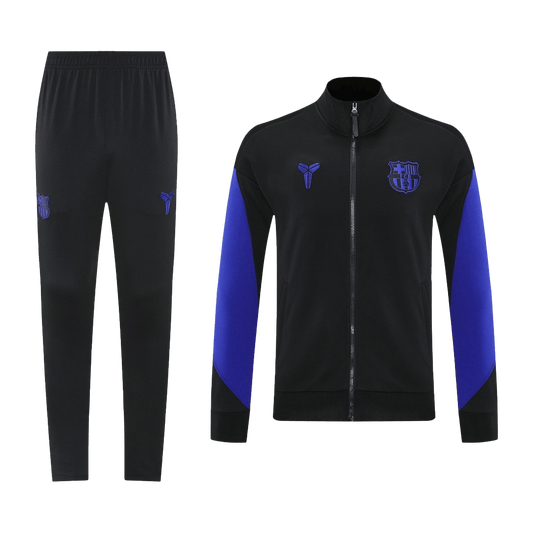 Barcelona Thuis Trainingsjack Set(Jas+Broek) 2025/26 Black&Purple