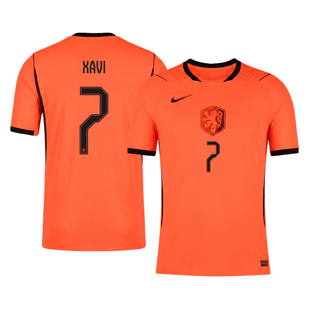 XAVI #7 Netherlands Thuis Spelersversie Voetbalshirt WK Voetbal 2026 - Slim Fit