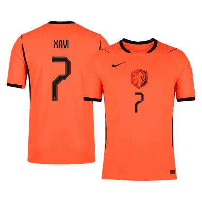 XAVI #7 Netherlands Thuis Spelersversie Voetbalshirt WK Voetbal 2026 - Slim Fit