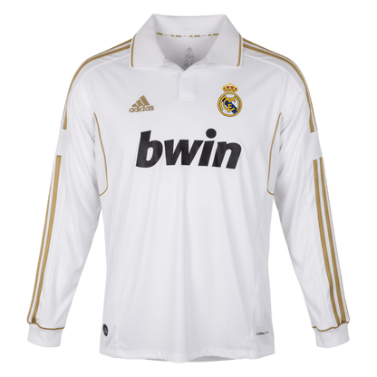 Retro Real Madrid Thuis Lange Mouwen Voetbalshirt 2011/12