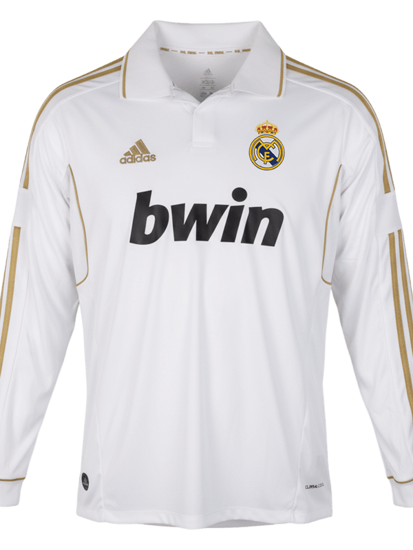 Retro Real Madrid Thuis Lange Mouwen Voetbalshirt 2011/12