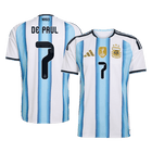 DE PAUL #7 Heren Argentina Thuis Voetbalshirt 2026 [PREMIUM]