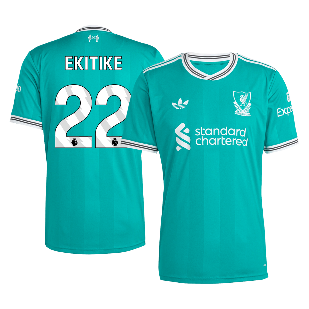 EKITIKE #22 Heren Liverpool Derde Voetbalshirt 2025/26