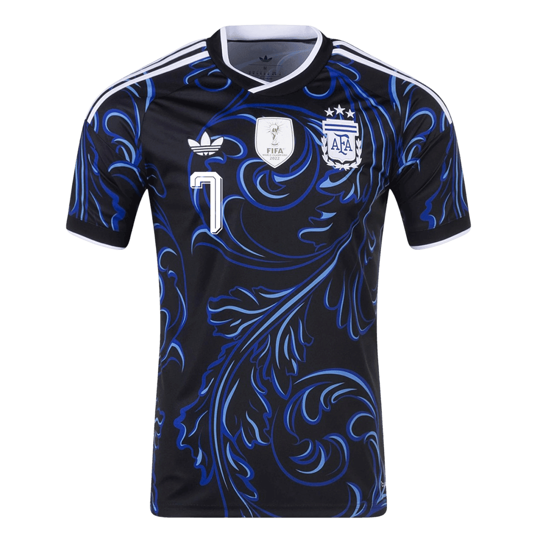 DE PAUL #7 Heren Argentina Uit Voetbalshirt WK Voetbal 2026