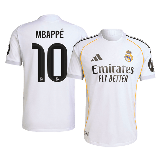 MBAPPé #10 Real Madrid Thuis Spelersversie Voetbalshirt 2025/26 - Slim Fit