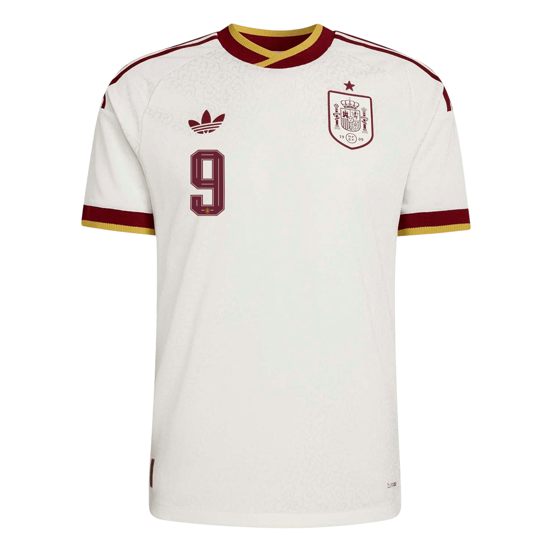GAVI #9 Spain Uit Spelersversie Voetbalshirt WK Voetbal 2026 - Slim Fit