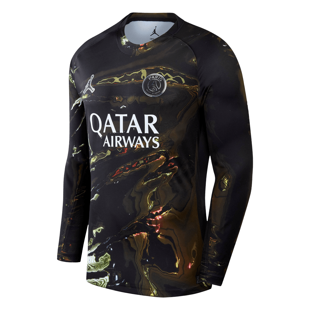Heren PSG Lange Mouwen Voetbalshirt 2025/26 - voorkant