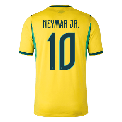 NEYMAR JR. #10 Heren Brazil Thuis Voetbalshirt WK Voetbal 2026