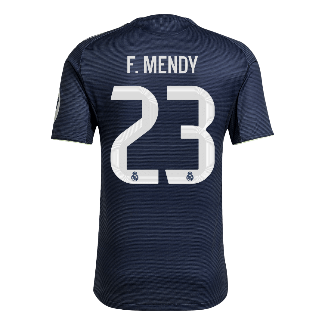 F.MENDY #23 Real Madrid Uit Spelersversie Voetbalshirt 2025/26 - Slim Fit