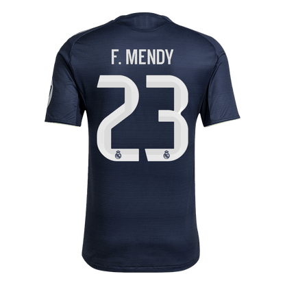 F.MENDY #23 Real Madrid Uit Spelersversie Voetbalshirt 2025/26 - Slim Fit