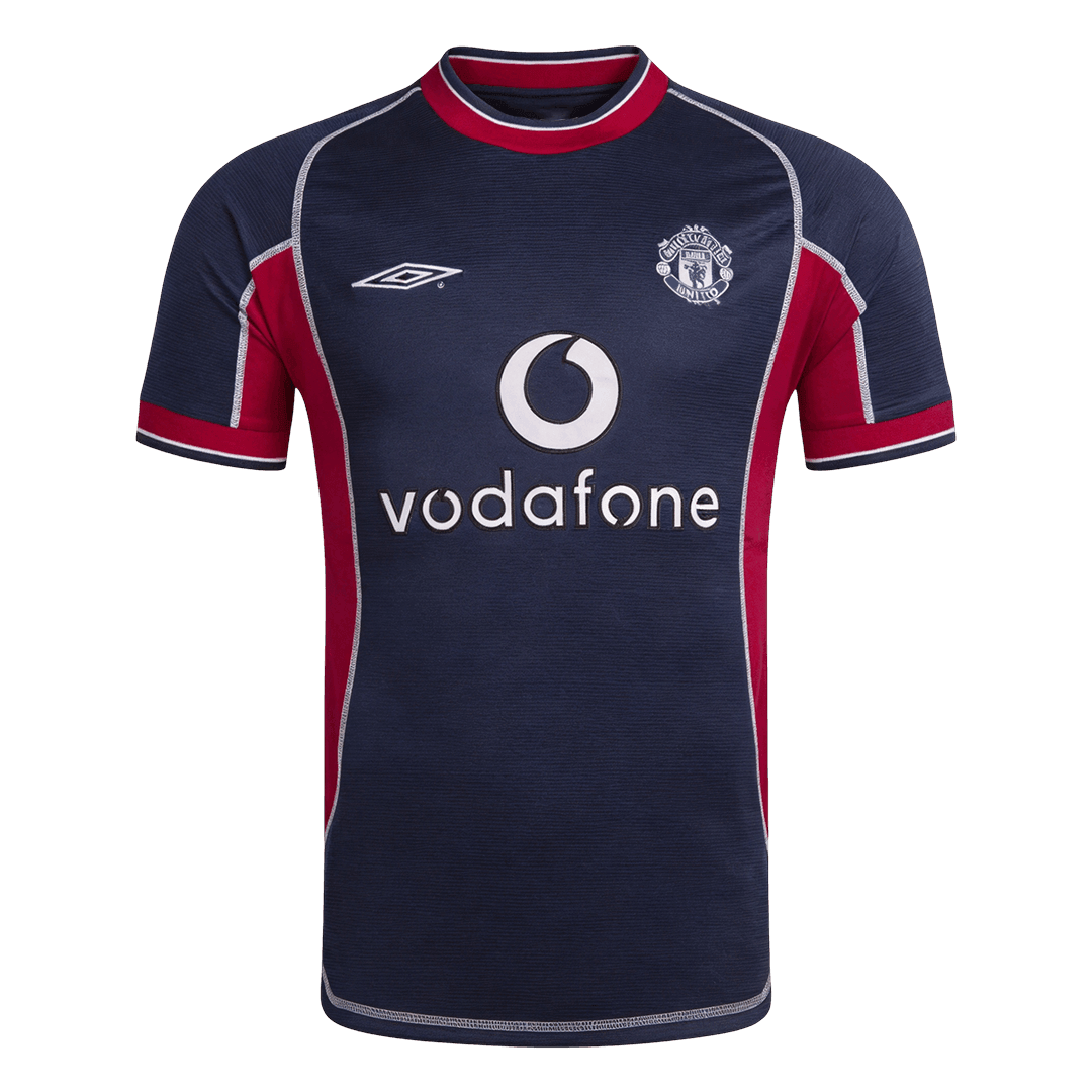 Retro Manchester United Third Voetbalshirt 2000/01 - voorkant