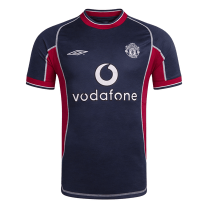 Retro Manchester United Third Voetbalshirt 2000/01 - voorkant