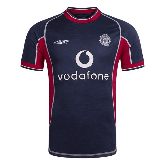 Retro Manchester United Third Voetbalshirt 2000/01 - voorkant