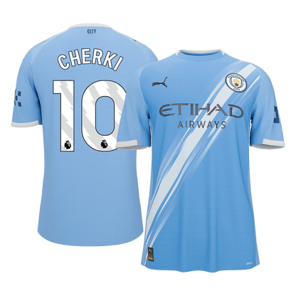 CHERKI #10 Heren Manchester City Thuis Voetbalshirt 2025/26 [PREMIUM]