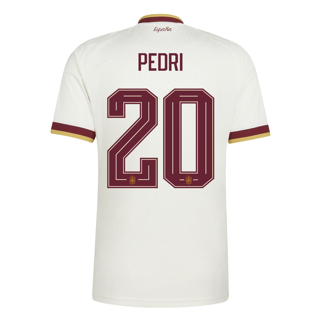 PEDRI #20 Heren Spain Uit Voetbalshirt WK Voetbal 2026