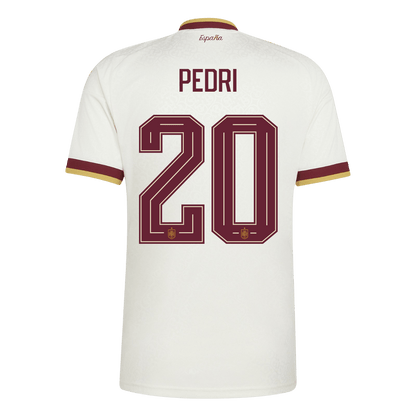 PEDRI #20 Heren Spain Uit Voetbalshirt WK Voetbal 2026